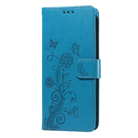 For Oppo A5 5G / 4G / Realme C75 5G / C75 4G / C73 5G / C71 4G / 14x 5G Case Butterfly Floral Imprint Wallet Stand Leather Phone Cover