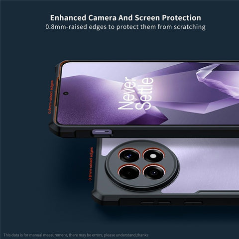 XUNDD For OnePlus Ace 5 5G / 5 Pro 5G Case Dropproof TPU + Acrylic Clear Back Phone Cover