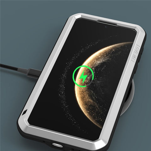 LOVE MEI For Huawei Mate 70 Case Tempered Glass Screen Protector Metal + Silicone Phone Cover