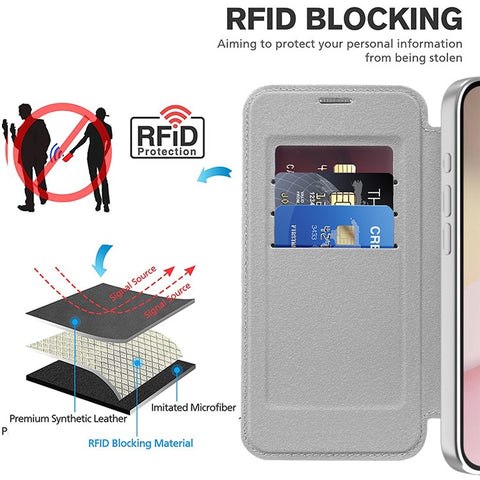 For iPhone 17e / 16e Case Compatible with MagSafe Rhombus PU Leather Phone Cover
