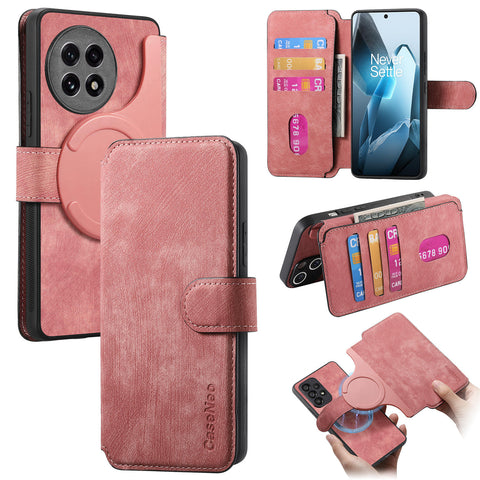 CASENEO For OnePlus Ace 5 5G / Ace 5 Pro 5G / 13R 5G Magnetic Case  Detachable Leather Phone Wallet Cover