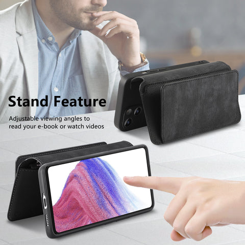 CASENEO For OnePlus Ace 5 5G / Ace 5 Pro 5G / 13R 5G Case  MW-02 Detachable Magnetic Leather Flip Phone Cover