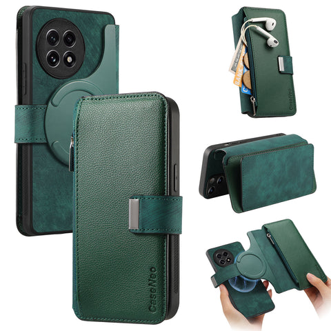 CASENEO For OnePlus Ace 5 5G / Ace 5 Pro 5G / 13R 5G Case  MW-02 Detachable Magnetic Leather Flip Phone Cover