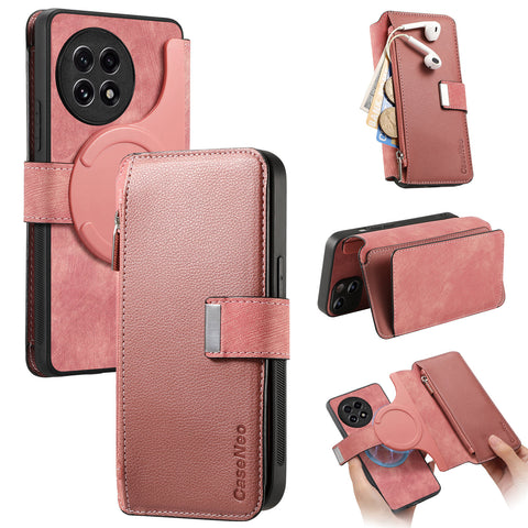 CASENEO For OnePlus Ace 5 5G / Ace 5 Pro 5G / 13R 5G Case  MW-02 Detachable Magnetic Leather Flip Phone Cover