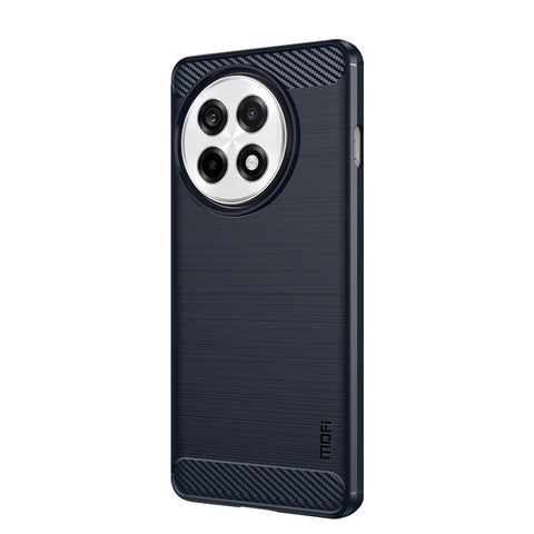 MOFI For OnePlus Ace 5 Pro 5G / OnePlus Ace 5 5G Back Cover  Brushed Texture Carbon Fiber Soft TPU Case