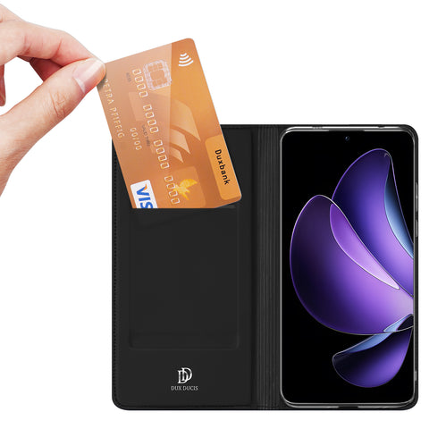 DUX DUCIS For Oppo Reno13 F 5G (Reno 13 FS 5G) / 4G Case  Skin Pro Series Leather Stand Cover Card Holder