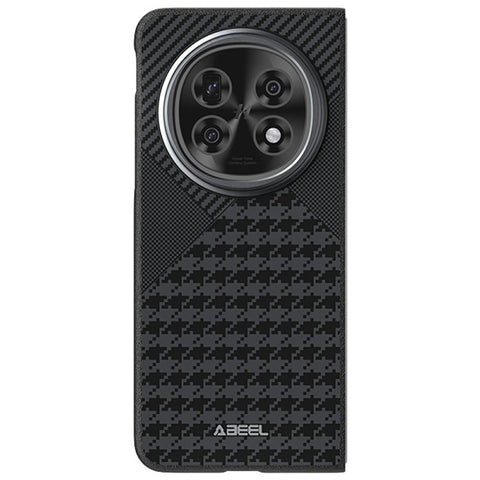 ABEEL For Oppo Find N5 5G Magnetic Case PC TPU Aluminum Alloy PU Phone Back Cover