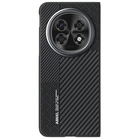 ABEEL For Oppo Find N5 5G Case PC + TPU + Aluminum Alloy + PU Leather Slim Phone Back Cover Magnetic Case