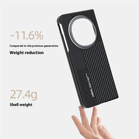ABEEL For Oppo Find N5 5G Case PC + TPU + Aluminum Alloy + PU Leather Slim Phone Back Cover Magnetic Case