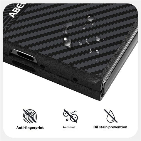 ABEEL For Oppo Find N5 5G Case PC + TPU + Aluminum Alloy + PU Leather Slim Phone Back Cover Magnetic Case