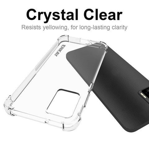 ENKAY HAT PRINCE For Motorola Edge 30 Neo 5G  Anti-slip Strip Edge TPU Case Drop-proof Transparent Phone Cover