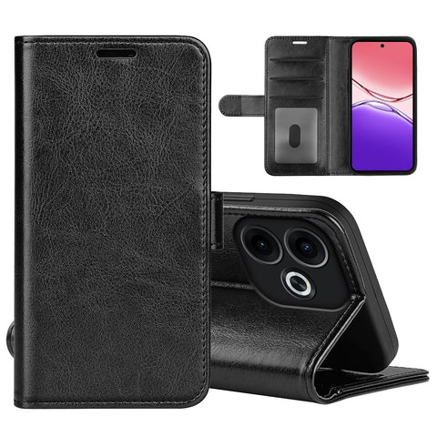 For Oppo A5 Pro 4G (Global) / 5G (Global) / A5 Energy 5G (China) Case Crazy Horse Texture Stand Leather Phone Cover