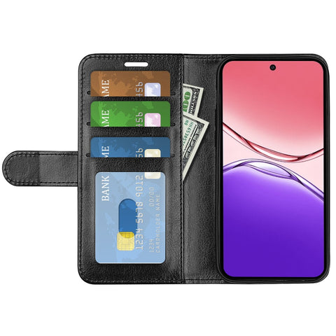 For Oppo A5 Pro 4G (Global) / 5G (Global) / A5 Energy 5G (China) Case Crazy Horse Texture Stand Leather Phone Cover