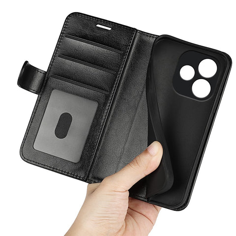 For Oppo A5 Pro 4G (Global) / 5G (Global) / A5 Energy 5G (China) Case Crazy Horse Texture Stand Leather Phone Cover