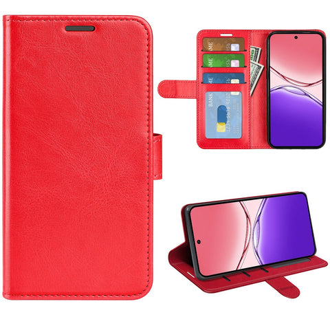 For Oppo A5 Pro 4G (Global) / 5G (Global) / A5 Energy 5G (China) Case Crazy Horse Texture Stand Leather Phone Cover