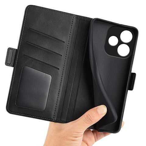 For Oppo A5 Pro 4G (Global) / 5G (Global) / A5 Energy 5G (China) Case Calf Texture Leather Wallet Phone Cover