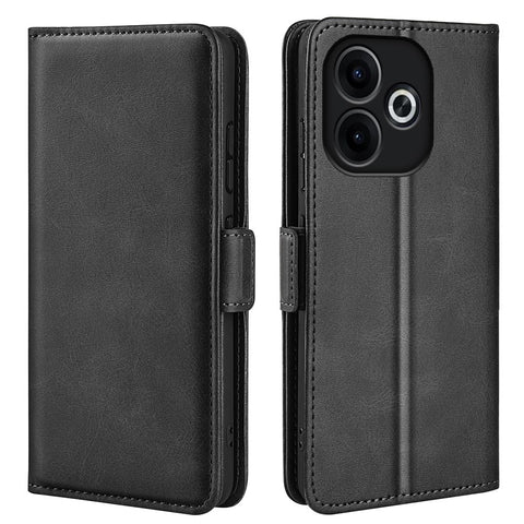 For Oppo A5 Pro 4G (Global) / 5G (Global) / A5 Energy 5G (China) Case Calf Texture Leather Wallet Phone Cover