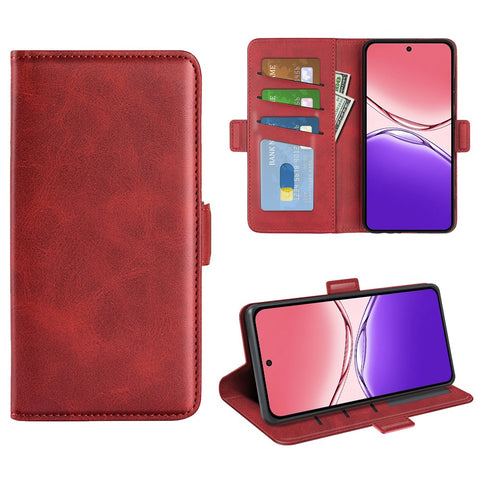 For Oppo A5 Pro 4G (Global) / 5G (Global) / A5 Energy 5G (China) Case Calf Texture Leather Wallet Phone Cover