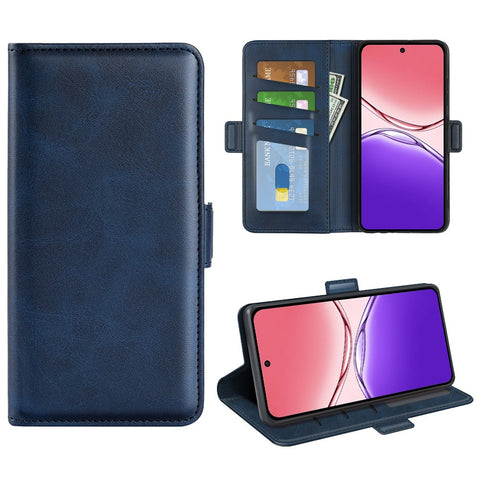 For Oppo A5 Pro 4G (Global) / 5G (Global) / A5 Energy 5G (China) Case Calf Texture Leather Wallet Phone Cover