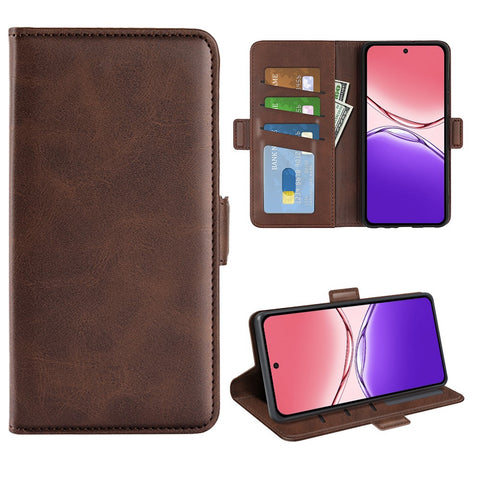 For Oppo A5 Pro 4G (Global) / 5G (Global) / A5 Energy 5G (China) Case Calf Texture Leather Wallet Phone Cover