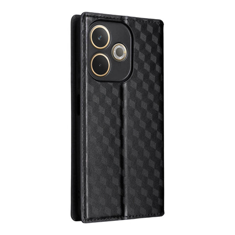 For Oppo A5 Pro 4G (Global) / 5G (Global) / A5 Energy 5G (China) Case Wallet Rhombus Imprinted Leather Phone Cover