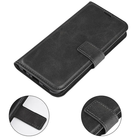 For Oppo A5 Pro 4G (Global) / 5G (Global) / A5 Energy 5G (China) Stand Case Anti-Scratch Calf Texture Leather Phone Cover