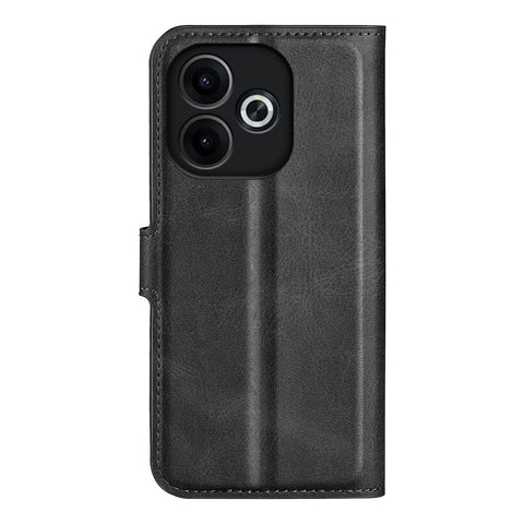 For Oppo A5 Pro 4G (Global) / 5G (Global) / A5 Energy 5G (China) Stand Case Anti-Scratch Calf Texture Leather Phone Cover
