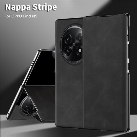 For Oppo Find N5 5G Case Drop Proof Stand PU Leather Phone Cover