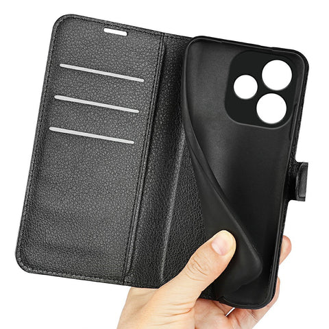 For Oppo A5 Pro 4G (Global) / 5G (Global) / A5 Energy 5G (China) Case Litchi Texture Shockproof Leather Wallet Phone Cover