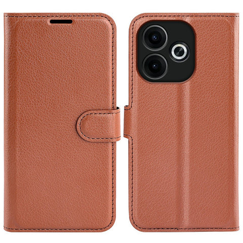 For Oppo A5 Pro 4G (Global) / 5G (Global) / A5 Energy 5G (China) Case Litchi Texture Shockproof Leather Wallet Phone Cover