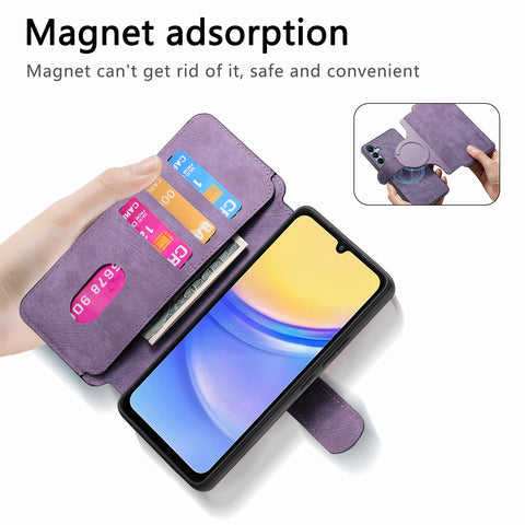 CASENEO For Google Pixel 9a Magnetic Case  Detachable Leather Phone Wallet Cover