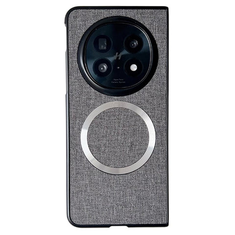 For Oppo Find N5 5G Magnetic Case Drop-Proof TPU + Cloth Back Phone Cover