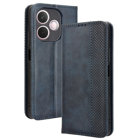 For Oppo A5 Pro 4G (Global) / 5G (Global) / A5 Energy 5G (China) Case Wallet Stand Retro Texture Leather Phone Cover