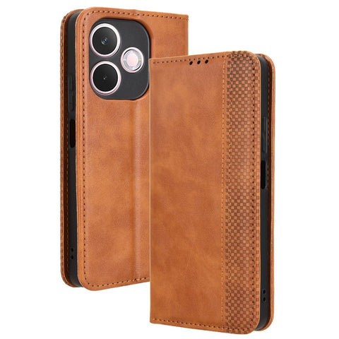 For Oppo A5 Pro 4G (Global) / 5G (Global) / A5 Energy 5G (China) Case Wallet Stand Retro Texture Leather Phone Cover