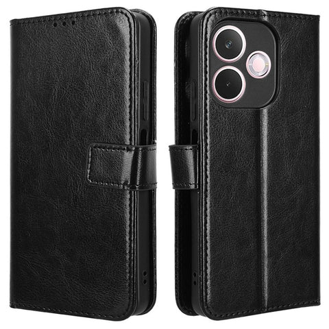 For Oppo A5 Pro 4G (Global) / 5G (Global) / A5 Energy 5G (China) Case Crazy Horse Texture PU Leather Phone Wallet Cover