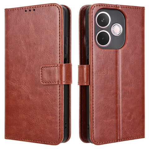 For Oppo A5 Pro 4G (Global) / 5G (Global) / A5 Energy 5G (China) Case Crazy Horse Texture PU Leather Phone Wallet Cover