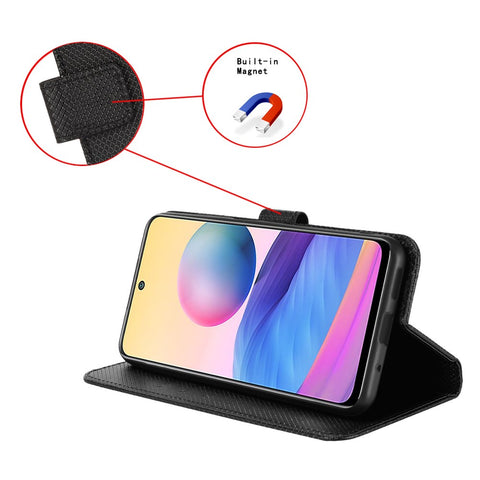 For Oppo A5 Pro 4G (Global) / 5G (Global) / A5 Energy 5G (China) Case PU Leather Diamond Texture Wallet Phone Cover