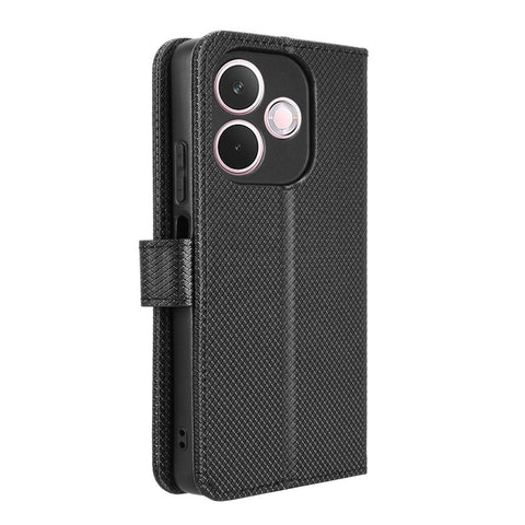For Oppo A5 Pro 4G (Global) / 5G (Global) / A5 Energy 5G (China) Case PU Leather Diamond Texture Wallet Phone Cover