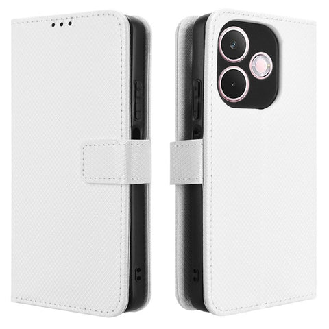 For Oppo A5 Pro 4G (Global) / 5G (Global) / A5 Energy 5G (China) Case PU Leather Diamond Texture Wallet Phone Cover