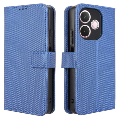 For Oppo A5 Pro 4G (Global) / 5G (Global) / A5 Energy 5G (China) Case PU Leather Diamond Texture Wallet Phone Cover