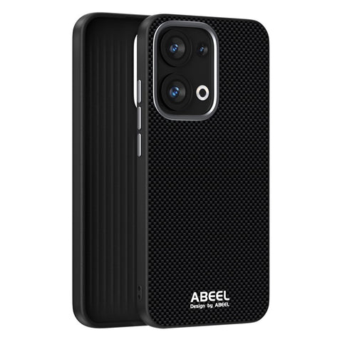 ABEEL For Oppo Reno13 5G (Global) Magnetic Case Printed PC TPU Aluminum Alloy Leather Phone Cover