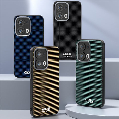 ABEEL For Oppo Reno13 5G (Global) Magnetic Case Printed PC TPU Aluminum Alloy Leather Phone Cover