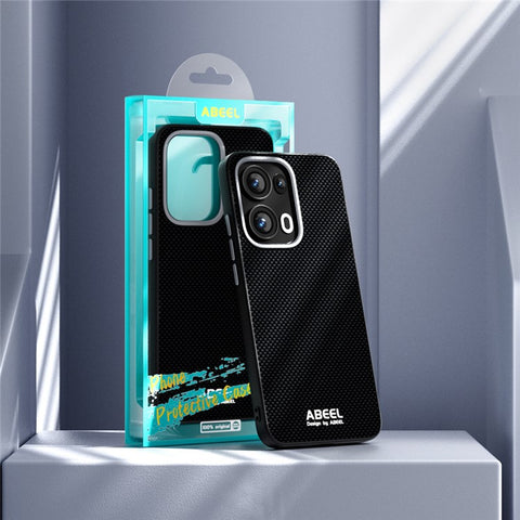 ABEEL For Oppo Reno13 Pro 5G Magnetic Case Printed PC TPU Aluminum Alloy Leather Phone Cover