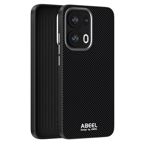 ABEEL For Oppo Reno13 Pro 5G Magnetic Case Printed PC TPU Aluminum Alloy Leather Phone Cover