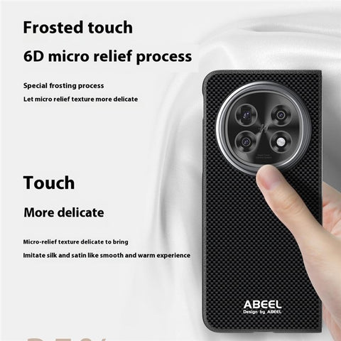 ABEEL For Oppo Find N5 5G Magnetic Case Printed PC TPU Aluminum Alloy Leather Phone Cover