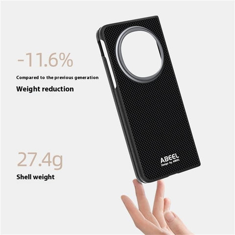 ABEEL For Oppo Find N5 5G Magnetic Case Printed PC TPU Aluminum Alloy Leather Phone Cover