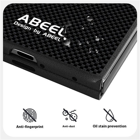 ABEEL For Oppo Find N5 5G Magnetic Case Printed PC TPU Aluminum Alloy Leather Phone Cover
