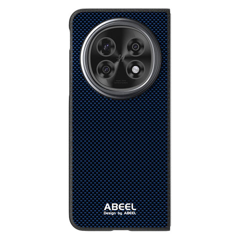 ABEEL For Oppo Find N5 5G Magnetic Case Printed PC TPU Aluminum Alloy Leather Phone Cover