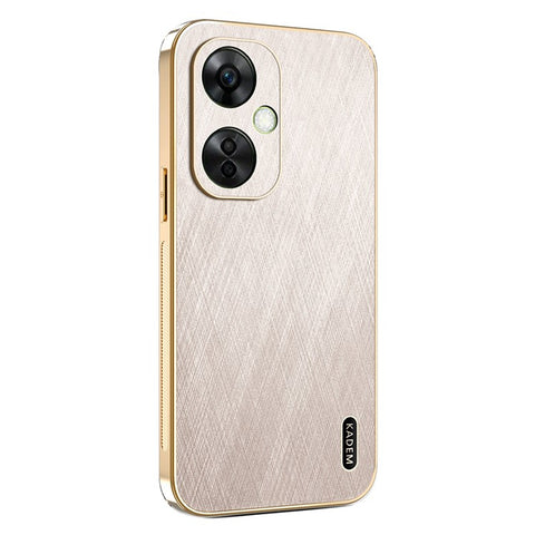 KADEM For OnePlus Nord CE 3 Lite 5G / Nord N30 5G Case Electroplating Silk Texture PU + TPU Phone Back Cover