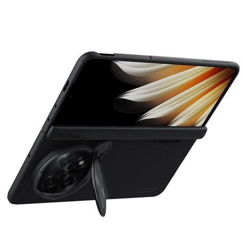 NILLKIN Super Frosted Shield Prop For Oppo Find N5 5G Magnetic Case Camera Lens Lid Kickstand Phone Cover